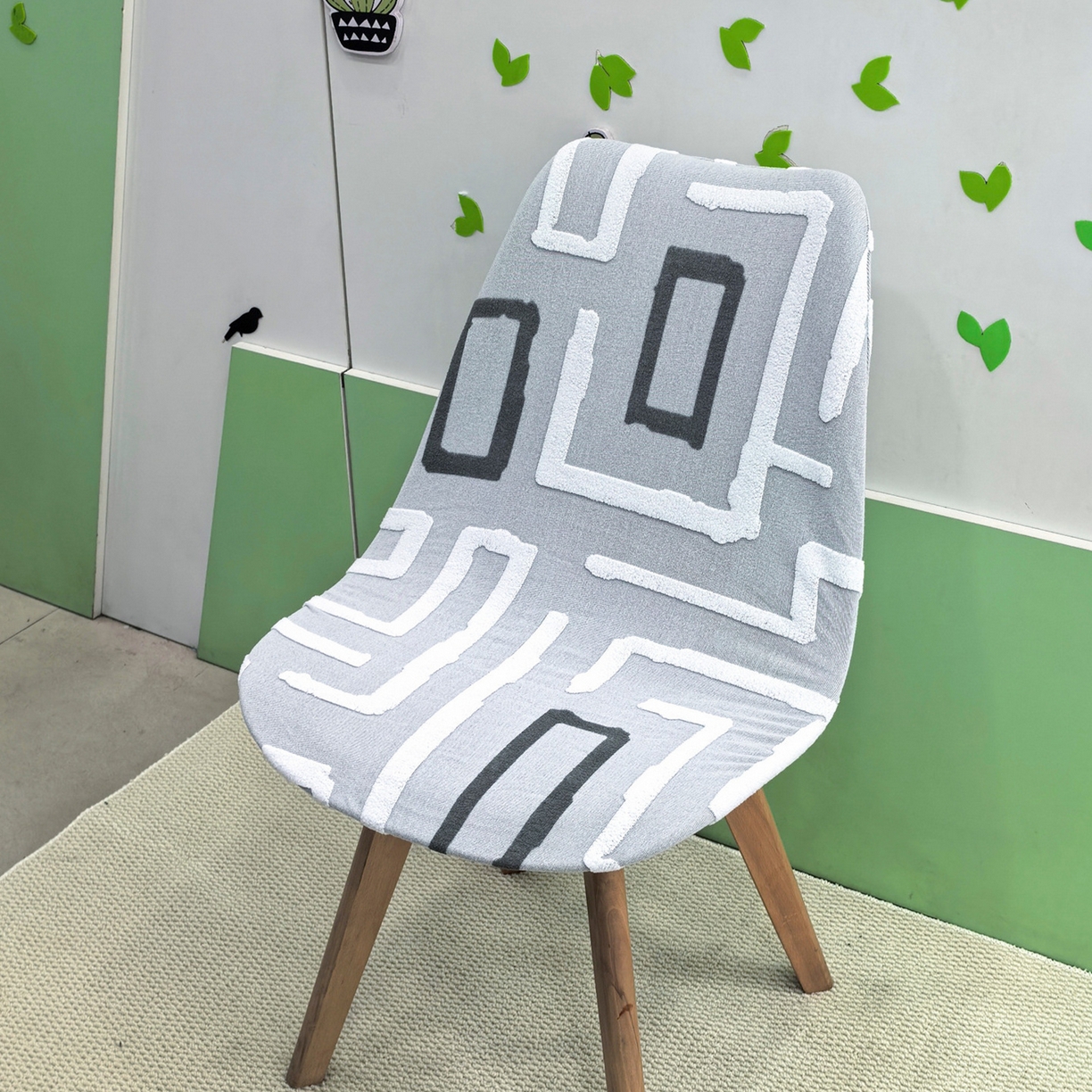 91家纺网 家纺一手货源 找家纺 （总）壹零特色家纺 2025新款剪绒提花伊姆斯椅套