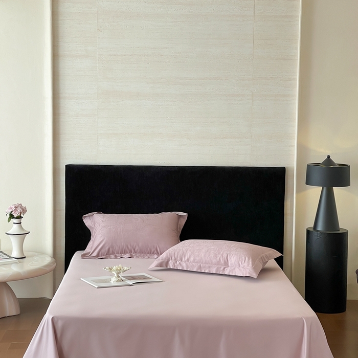 淳绵家居 2025新款50*50S长绒棉全棉纯棉提花单床单单品床单床单单件 洛园-莫奈紫