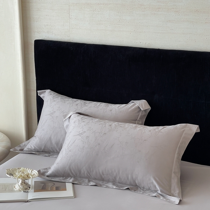 91家纺网 家纺一手货源 找家纺 （总）淳绵家居 2025新款50*50S长绒棉全棉纯棉提花单枕套单品枕套枕套单件