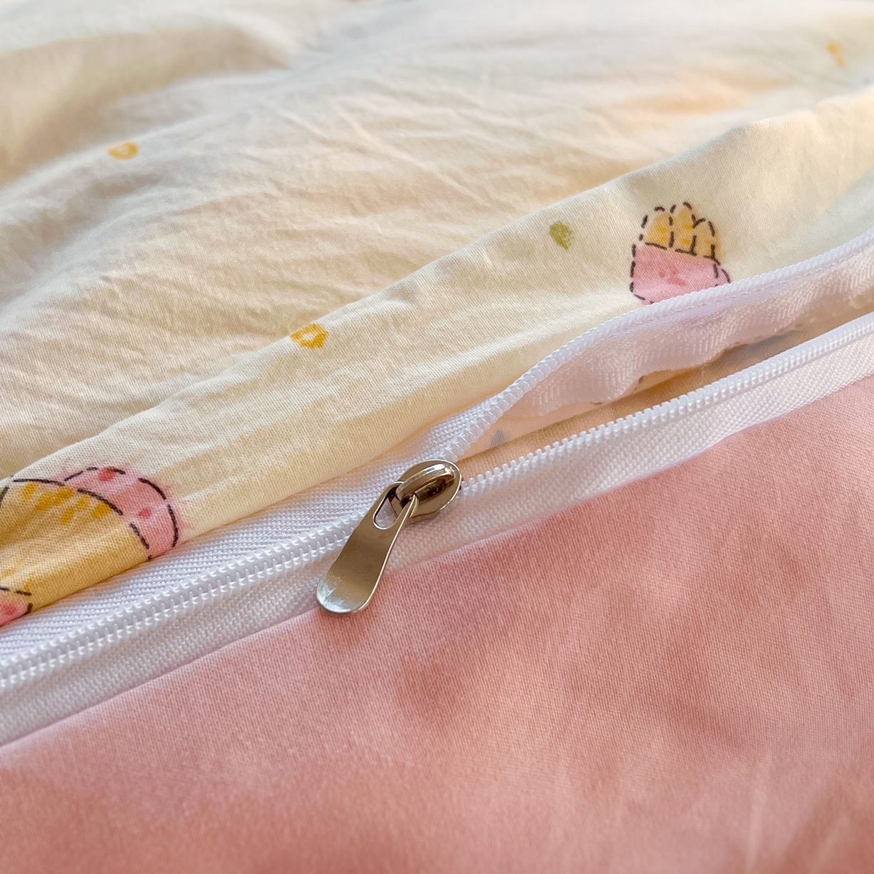 91家纺网 家纺一手货源 找家纺 玉海棠家纺 2026新款古法水洗仿棉云感纱四件套 狂欢part