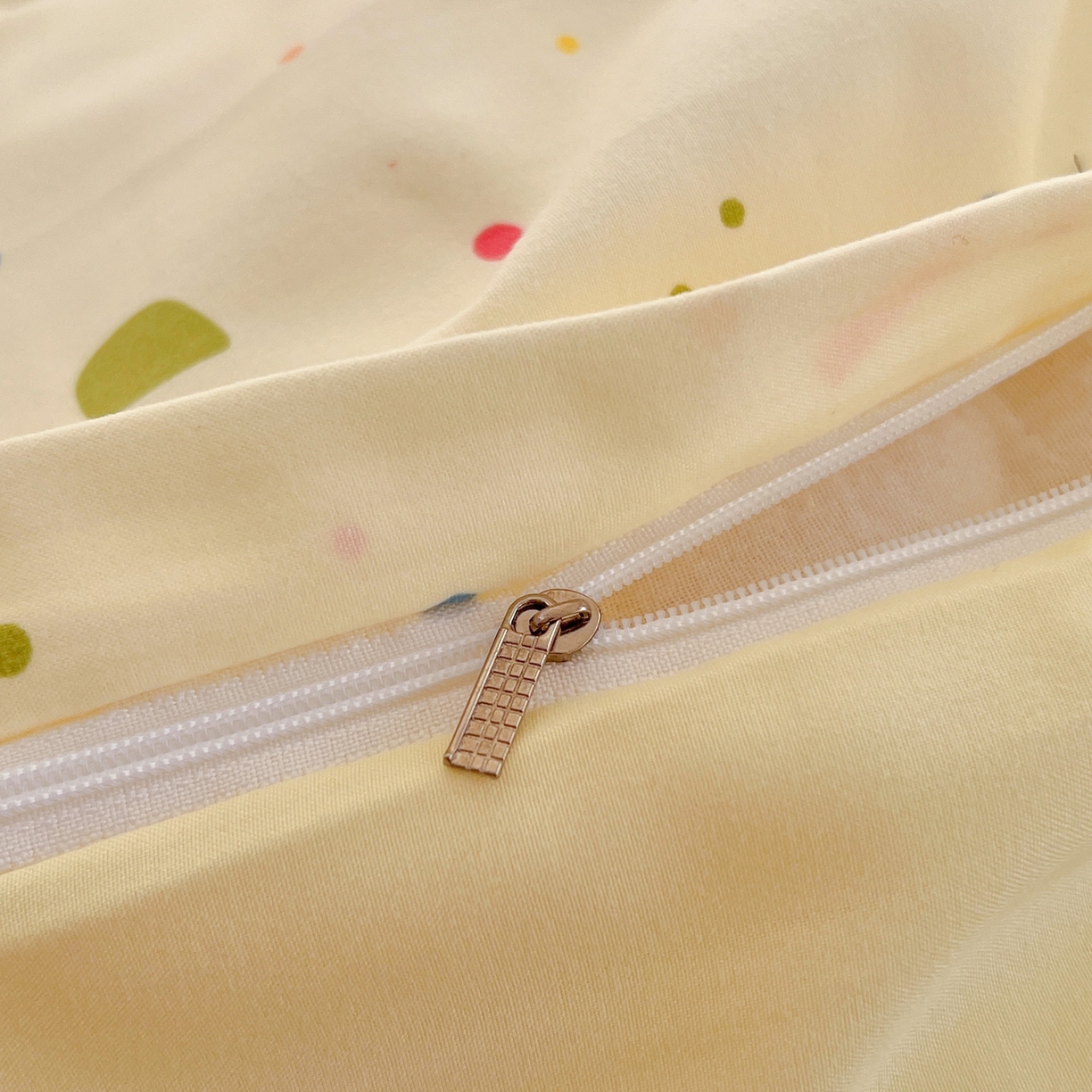 91家纺网 家纺一手货源 找家纺 玉海棠家纺 2026新款古法水洗仿棉云感纱四件套 满天星