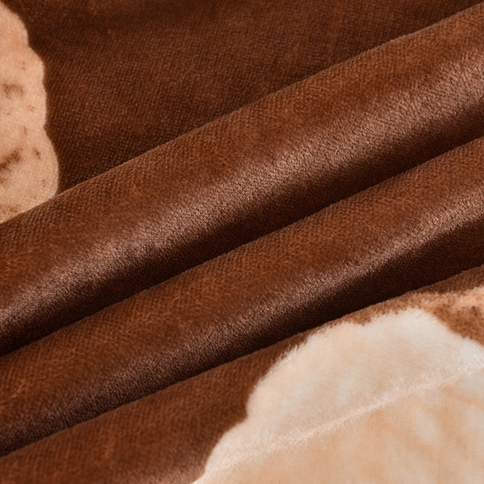 91家纺网 家纺一手货源 找家纺 绒宴 2025新款8.5斤牛奶绒金貂法莱绒床裙款保暖四件套 拉布布