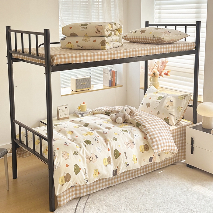 91家纺网 家纺一手货源 找家纺 （总）友承家纺 2026新款床上用品磨毛四件套被单被套学生宿舍单人三件套被罩单件四季通用150cmx200cm