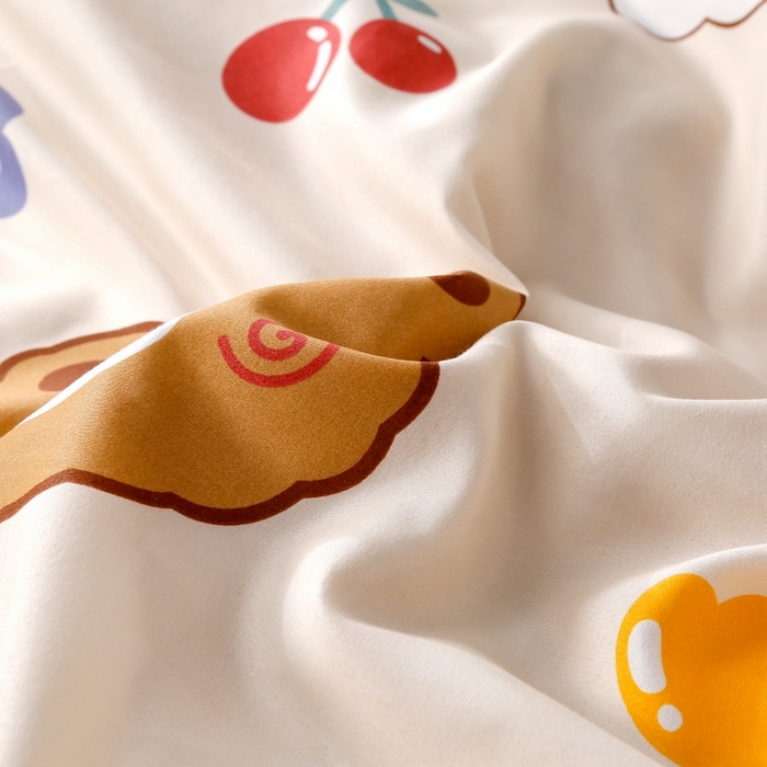 91家纺网 家纺一手货源 找家纺 友承家纺 2026新款床上用品磨毛四件套被单被套学生宿舍单人三件套被罩单件四季通用150cmx200cm baby熊