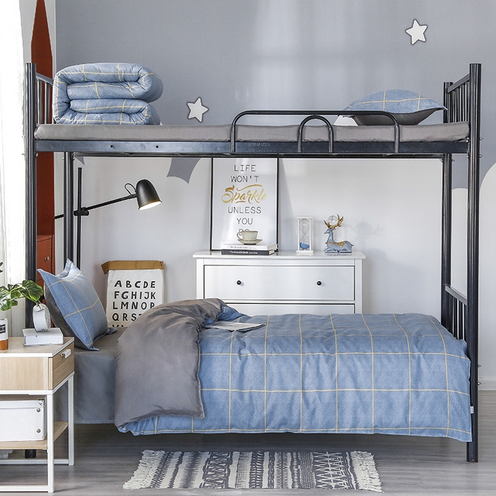 91家纺网 家纺一手货源 找家纺 友承家纺 2026新款床上用品磨毛四件套被单被套学生宿舍单人三件套被罩单件四季通用150cmx200cm 富士山下