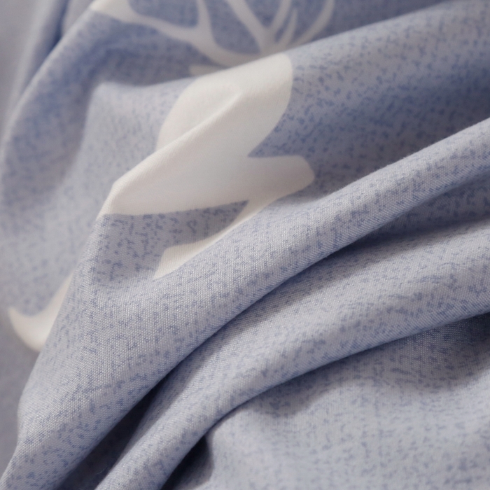 91家纺网 家纺一手货源 找家纺 友承家纺 2026新款床上用品磨毛四件套被单被套学生宿舍单人三件套被罩单件四季通用150cmx200cm 吉祥鹿兰