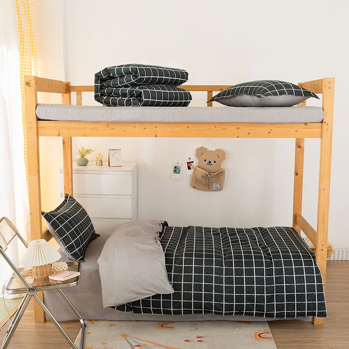 91家纺网 家纺一手货源 找家纺 友承家纺 2026新款床上用品磨毛四件套被单被套学生宿舍单人三件套被罩单件四季通用150cmx200cm 慕尼黑