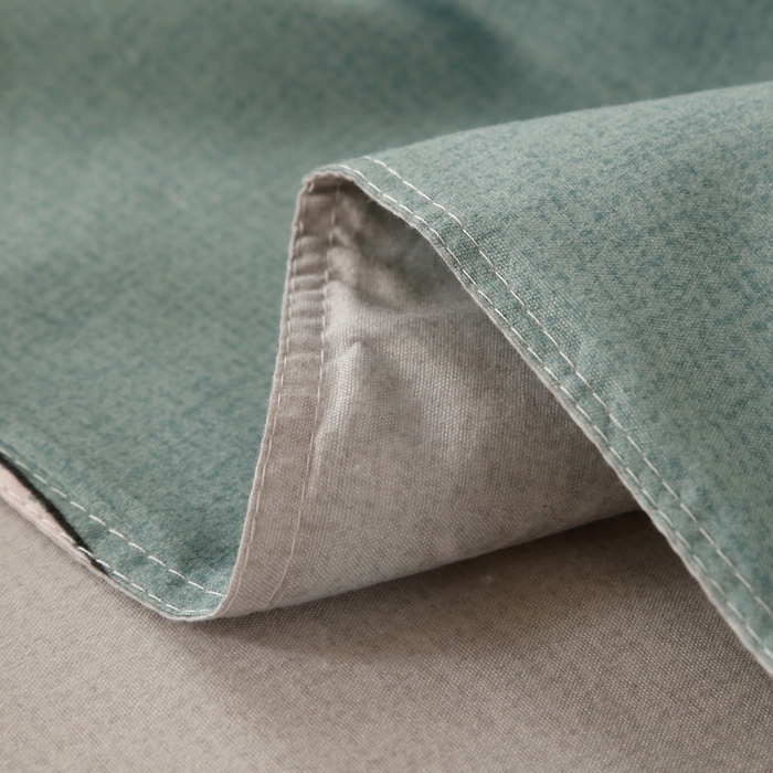 91家纺网 家纺一手货源 找家纺 友承家纺 2026新款床上用品磨毛四件套被单被套学生宿舍单人三件套被罩单件四季通用150cmx200cm 淘气猫绿