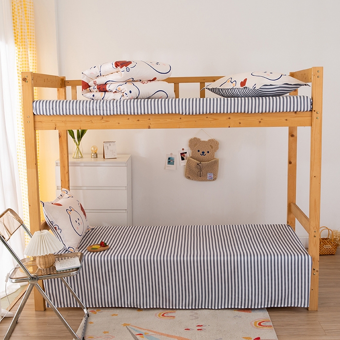 91家纺网 家纺一手货源 找家纺 友承家纺 2026新款床上用品磨毛四件套被单被套学生宿舍单人三件套被罩单件四季通用150cmx200cm 小可爱