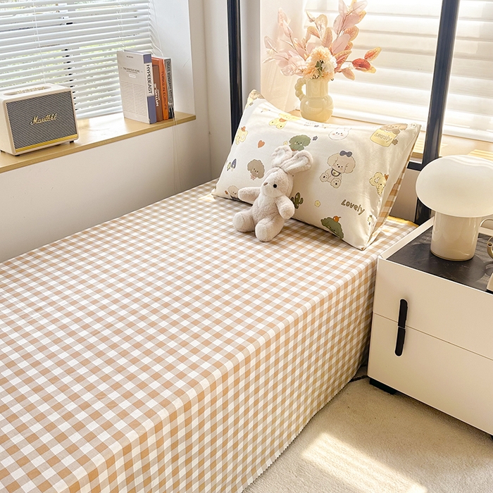 91家纺网 家纺一手货源 找家纺 友承家纺 2026新款床上用品磨毛四件套被单被套学生宿舍单人三件套被罩单件四季通用150cmx200cm 卡通乐园