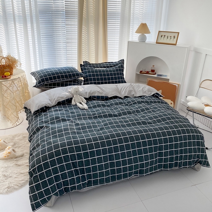 91家纺网 家纺一手货源 找家纺 友承家纺 2026新款床上用品磨毛水洗棉四件套被单被套学生宿舍单人三件套被罩单件四季通用 慕尼黑