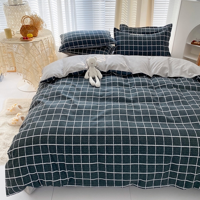 91家纺网 家纺一手货源 找家纺 友承家纺 2026新款床上用品磨毛水洗棉四件套被单被套学生宿舍单人三件套被罩单件四季通用 慕尼黑