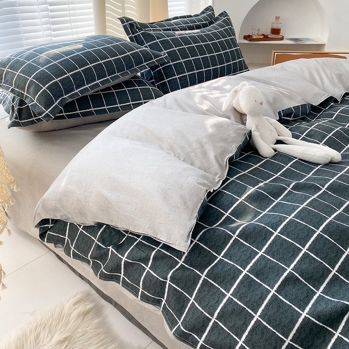 91家纺网 家纺一手货源 找家纺 友承家纺 2026新款床上用品磨毛水洗棉四件套被单被套学生宿舍单人三件套被罩单件四季通用 慕尼黑