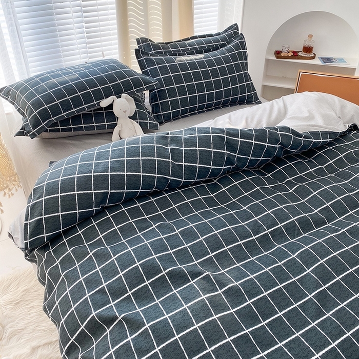 91家纺网 家纺一手货源 找家纺 友承家纺 2026新款床上用品磨毛水洗棉四件套被单被套学生宿舍单人三件套被罩单件四季通用 慕尼黑