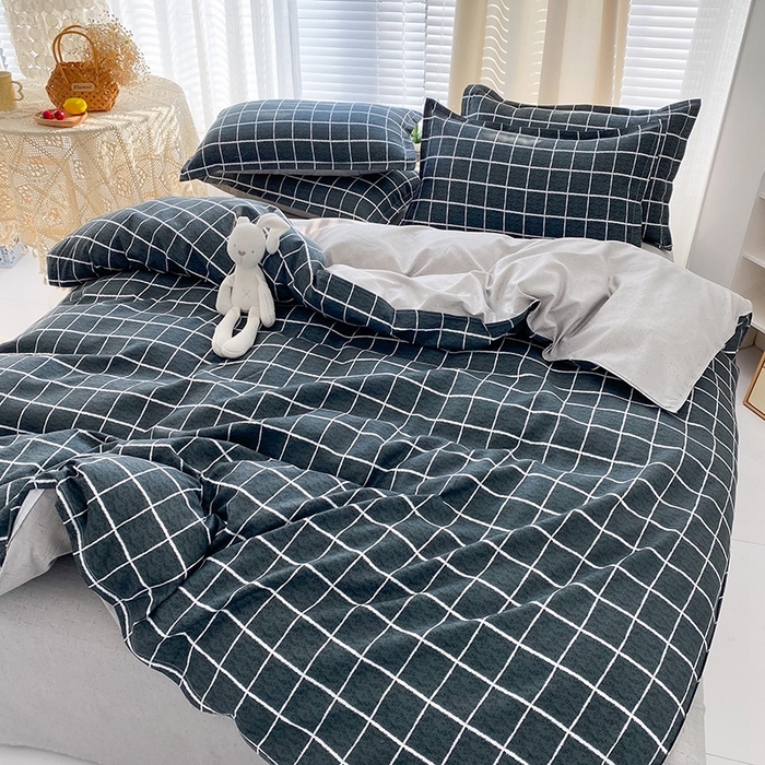 91家纺网 家纺一手货源 找家纺 友承家纺 2026新款床上用品磨毛水洗棉四件套被单被套学生宿舍单人三件套被罩单件四季通用 慕尼黑