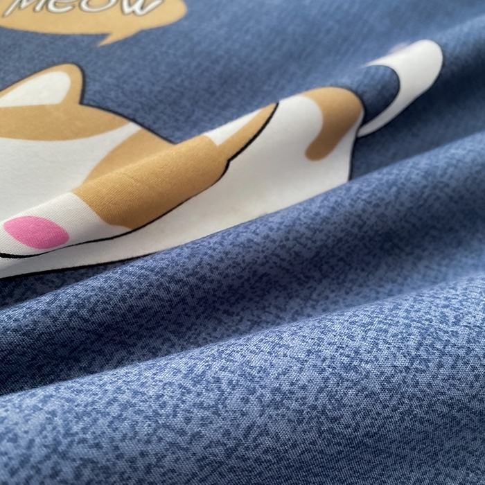 91家纺网 家纺一手货源 找家纺 友承家纺 2026新款床上用品磨毛水洗棉四件套被单被套学生宿舍单人三件套被罩单件四季通用 淘气猫兰