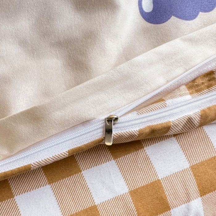 91家纺网 家纺一手货源 找家纺 友承家纺 2026年新款床上用品学生宿舍套件亲肤磨毛单件被套150x180x220cm芦荟棉被罩200x230 baby熊