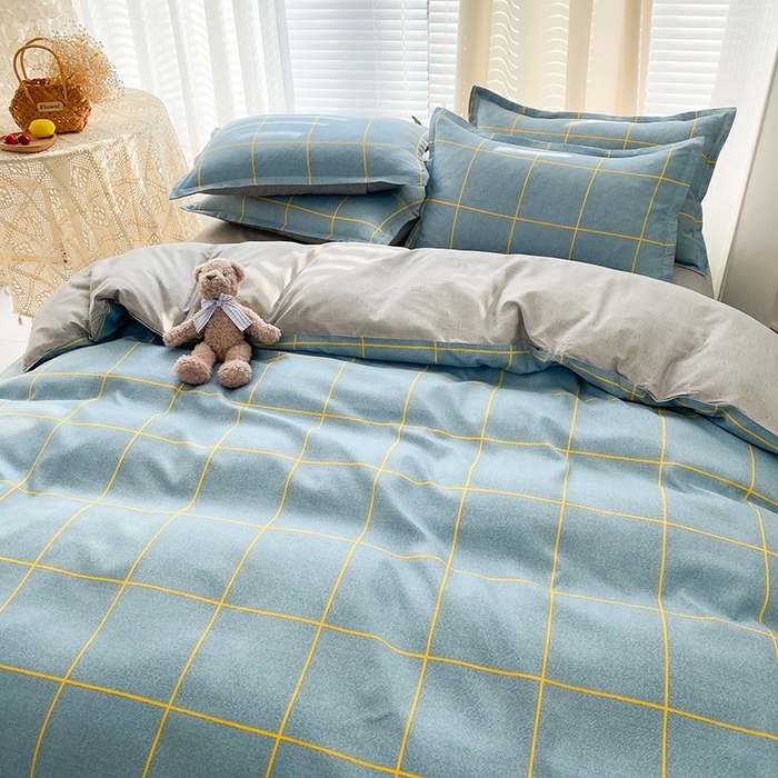 91家纺网 家纺一手货源 找家纺 友承家纺 2026年新款床上用品学生宿舍套件亲肤磨毛单件被套150x180x220cm芦荟棉被罩200x230 富士山下