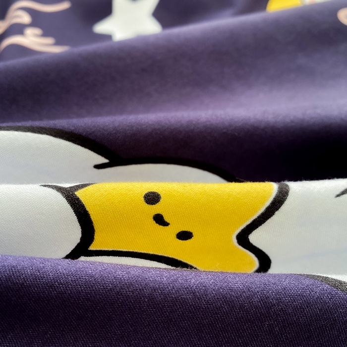 91家纺网 家纺一手货源 找家纺 友承家纺 2026年新款床上用品学生宿舍套件亲肤磨毛单件被套150x180x220cm芦荟棉被罩200x230 星空之约