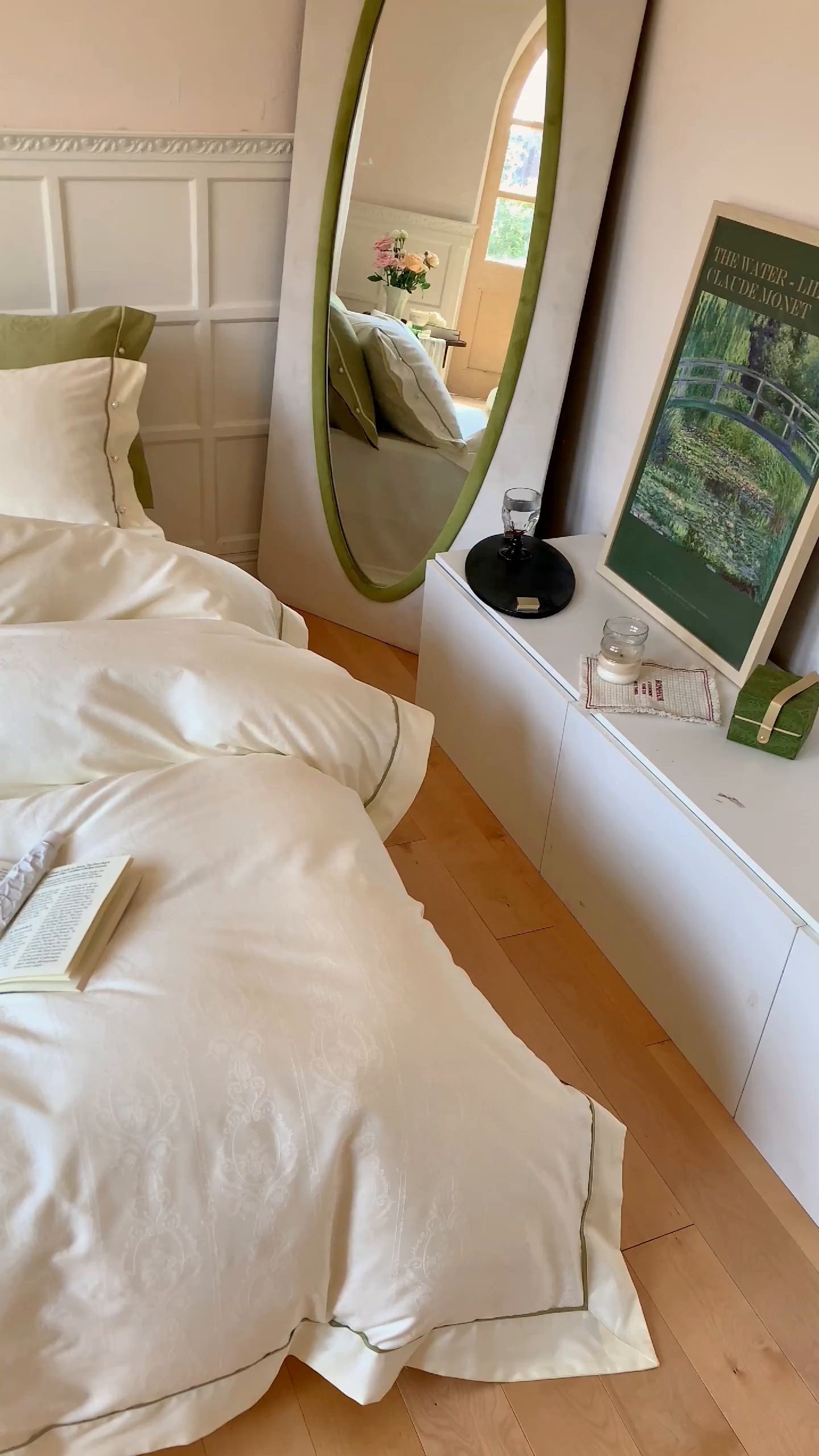 91家纺网 家纺一手货源 找家纺 优然居家纺 2026新款100支全工艺提花法式浪漫珍珠扣四件套-米兰系列 米兰奶白