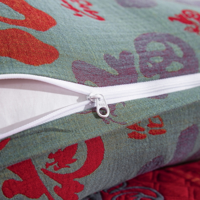 91家纺网 家纺一手货源 找家纺 （总）仰望棉麻双层纱供应链 2026新款三层纱床盖飞边款四件套-经典新百福