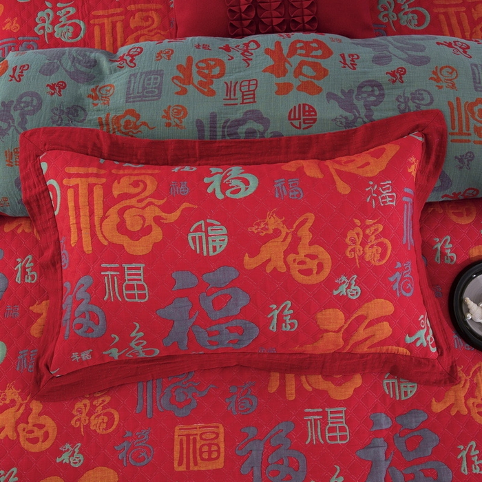 91家纺网 家纺一手货源 找家纺 （总）仰望棉麻双层纱供应链 2026新款三层纱床盖飞边款四件套-经典新百福