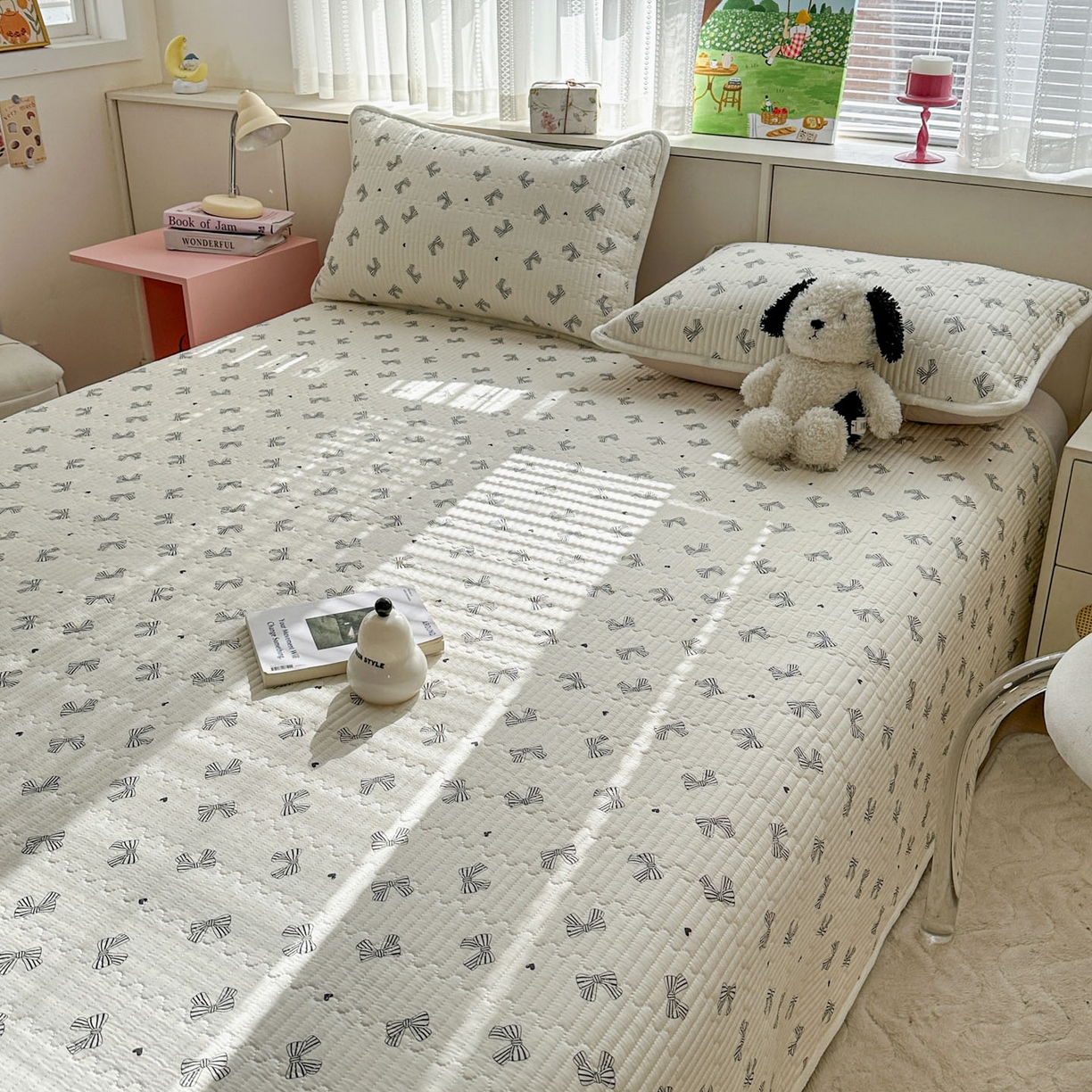 91家纺网 家纺一手货源 找家纺 （总）恒尚居 2026新款纯棉牛奶绒床盖双面两用夹棉床单床垫-秋冬款 四季通用