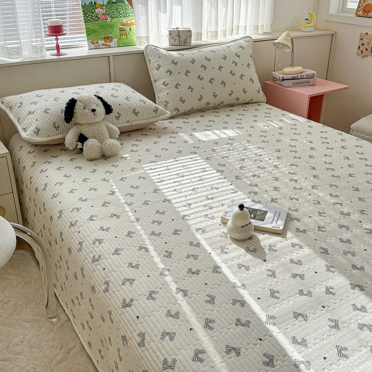 91家纺网 家纺一手货源 找家纺 （总）恒尚居 2026新款纯棉牛奶绒床盖双面两用夹棉床单床垫-秋冬款 四季通用