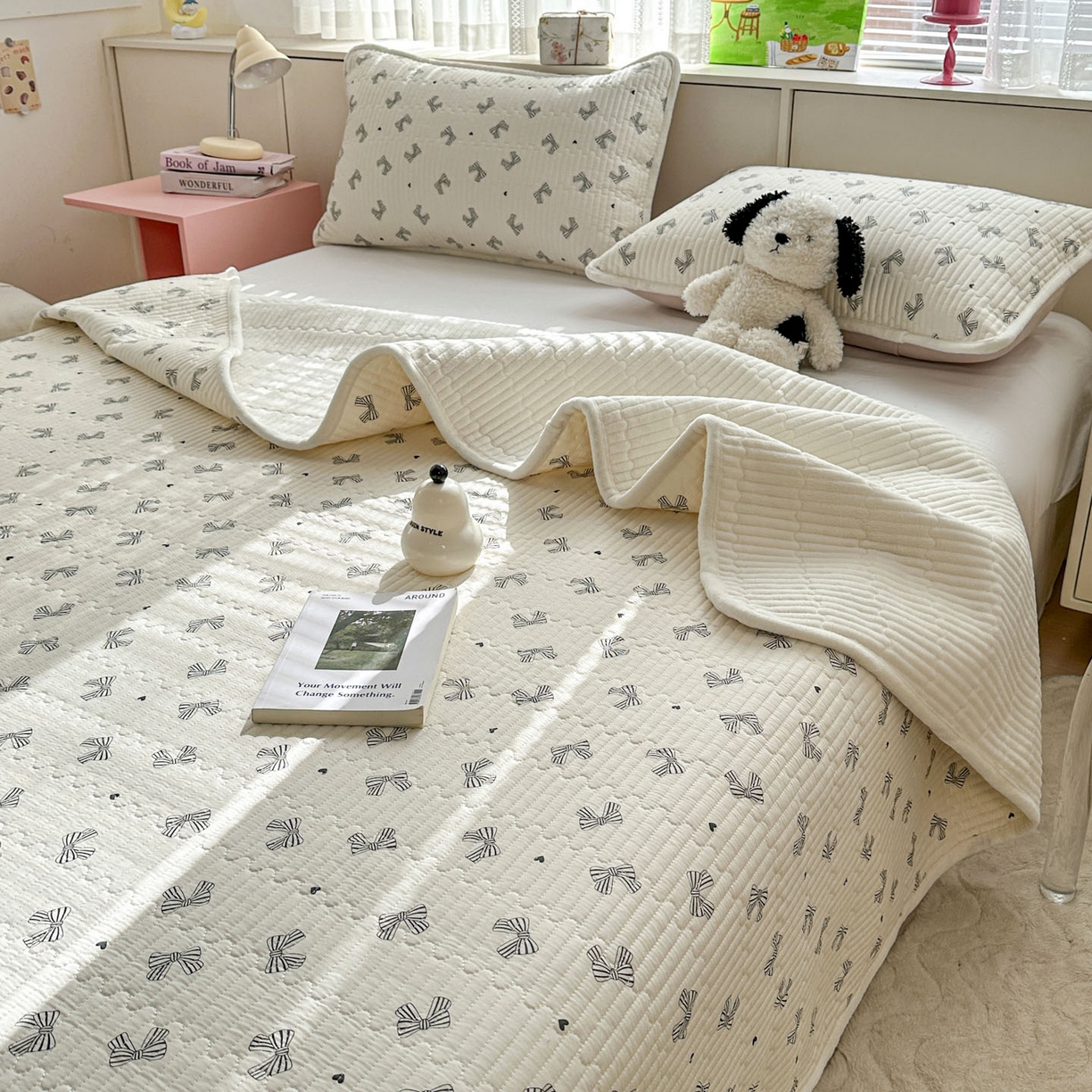 91家纺网 家纺一手货源 找家纺 （总）恒尚居 2026新款纯棉牛奶绒床盖双面两用夹棉床单床垫-秋冬款 四季通用