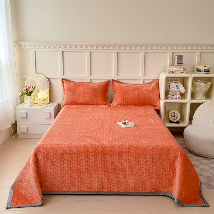 91家纺网 家纺一手货源 找家纺 （总）梦精灵 2026新款纯色牛奶绒多功能盖毯床盖