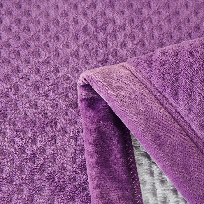 91家纺网 家纺一手货源 找家纺 （总）梦精灵 2026新款纯色牛奶绒多功能盖毯床盖