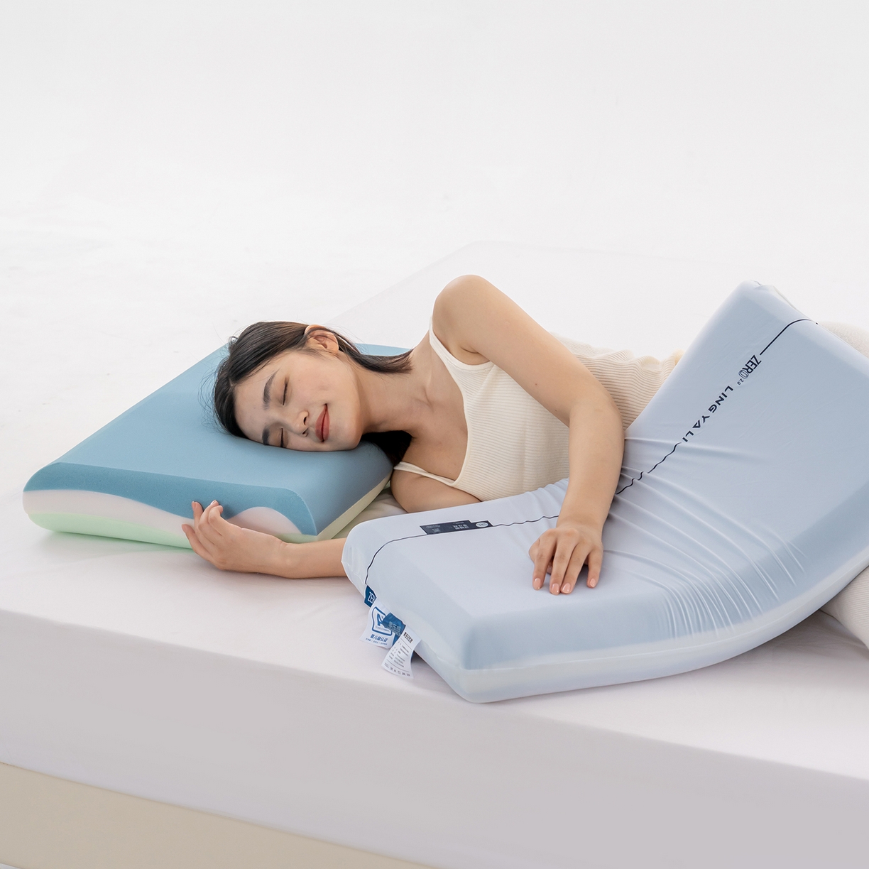 91家纺网 家纺一手货源 找家纺 蝶飞舞 2026新款【源头工厂】酒店同款慢回弹三代pro3.0深睡护颈记忆枕枕头枕芯 70*42*8cm