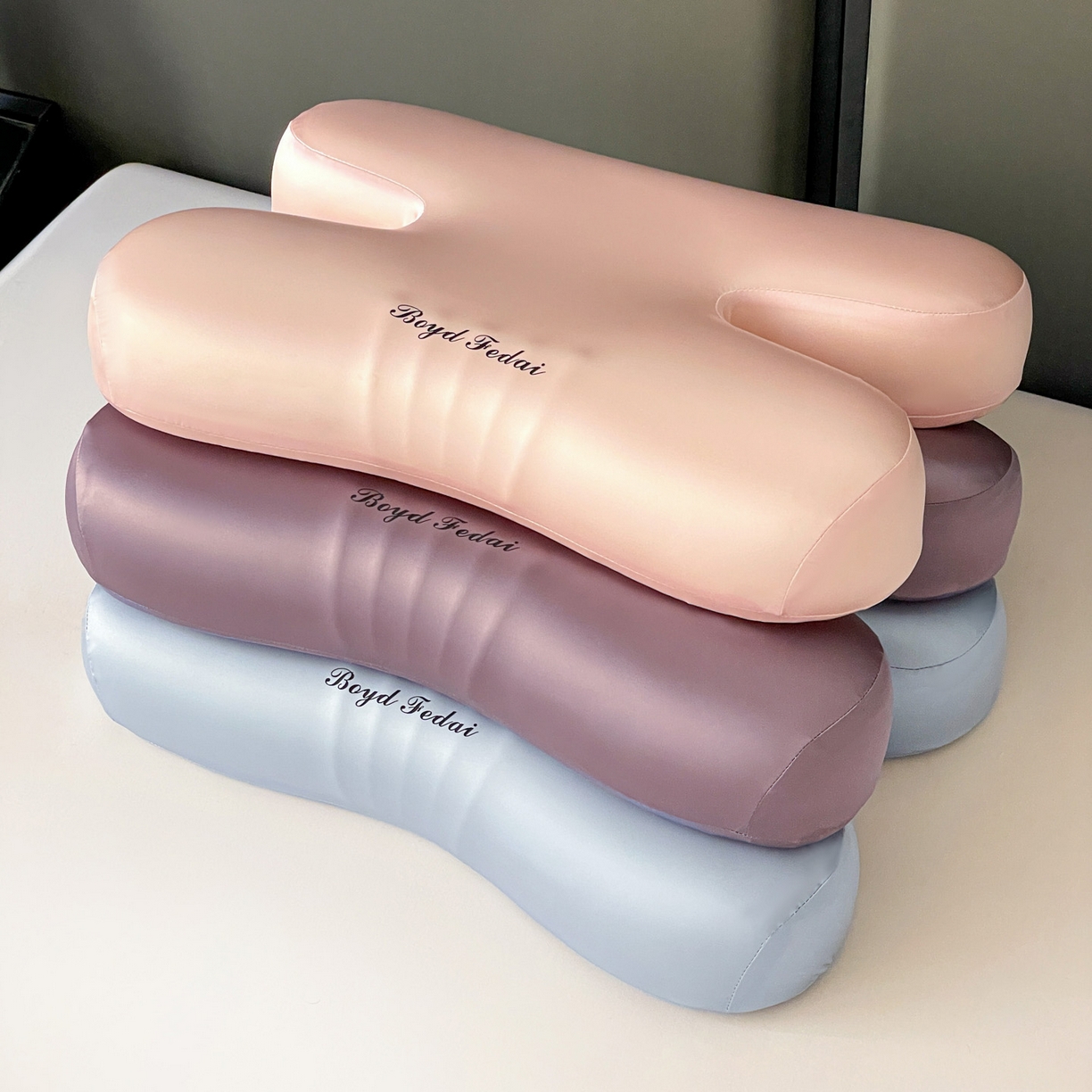 91家纺网 家纺一手货源 找家纺 麦哆乐 2026新款纯色关节记忆枕H枕 组合图