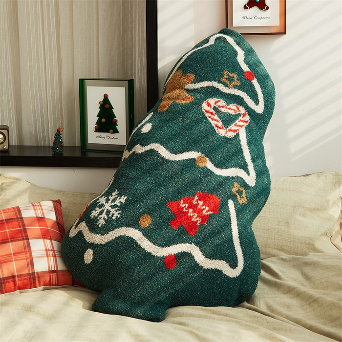 91家纺网 家纺一手货源 找家纺 （总）暖绵绵家纺 2026新款大型圣诞树柔软大抱枕（含芯）注：券后最低零售价：173元