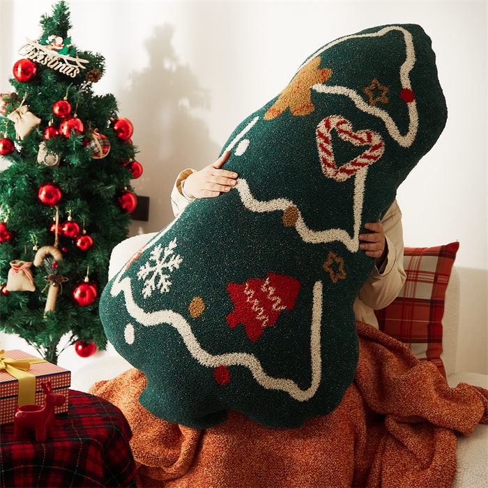 91家纺网 家纺一手货源 找家纺 （总）暖绵绵家纺 2026新款大型圣诞树柔软大抱枕（含芯）注：券后最低零售价：173元