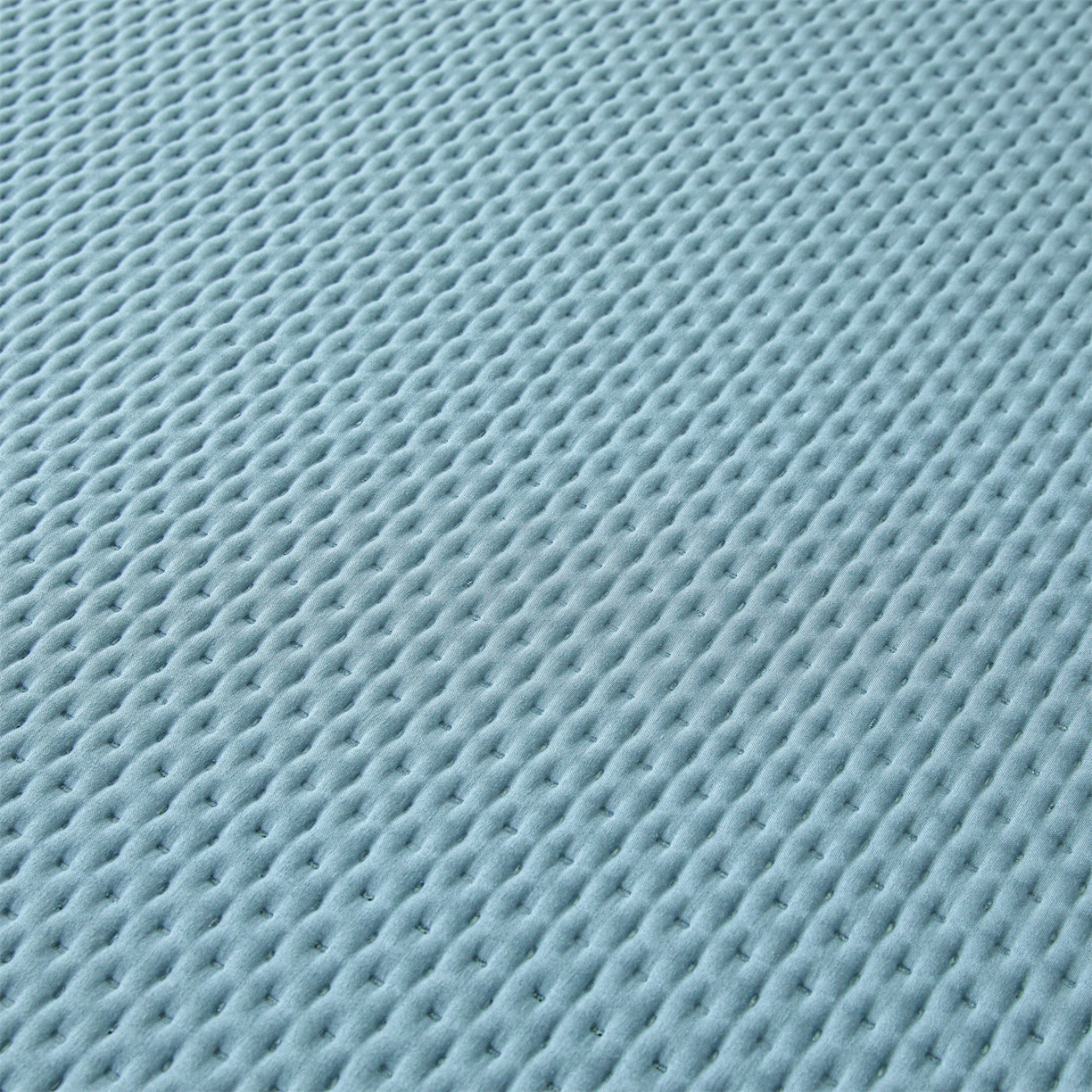 91家纺网 家纺一手货源 找家纺 居眠 2026新款蚕蛹蛋白夹层床笠贝尔夹棉床笠 贝尔-蓝