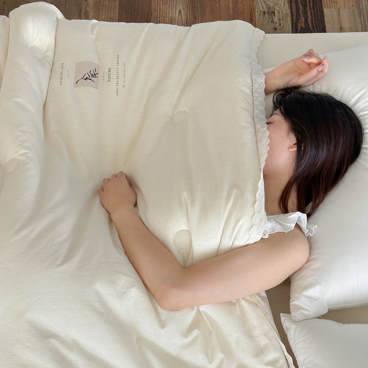 91家纺网 家纺一手货源 找家纺 （总）佳汐蓝家纺 2026新款素染-棉麻蚕丝蛋白被夏被春秋被冬被被子被芯