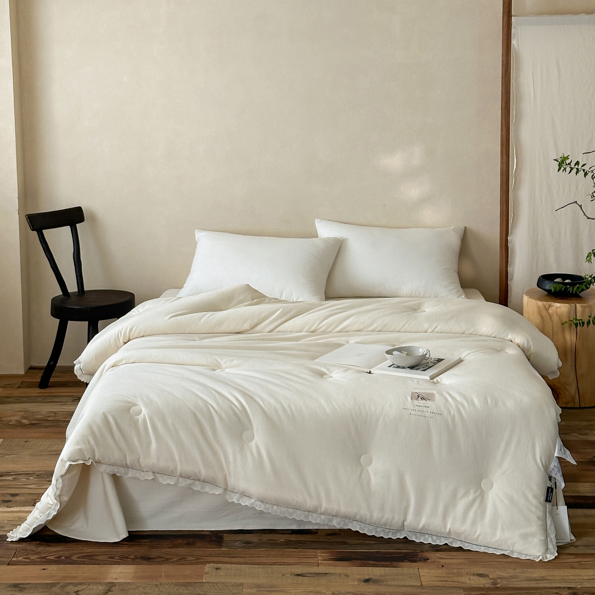 91家纺网 家纺一手货源 找家纺 （总）佳汐蓝家纺 2026新款素染-棉麻蚕丝蛋白被夏被春秋被冬被被子被芯