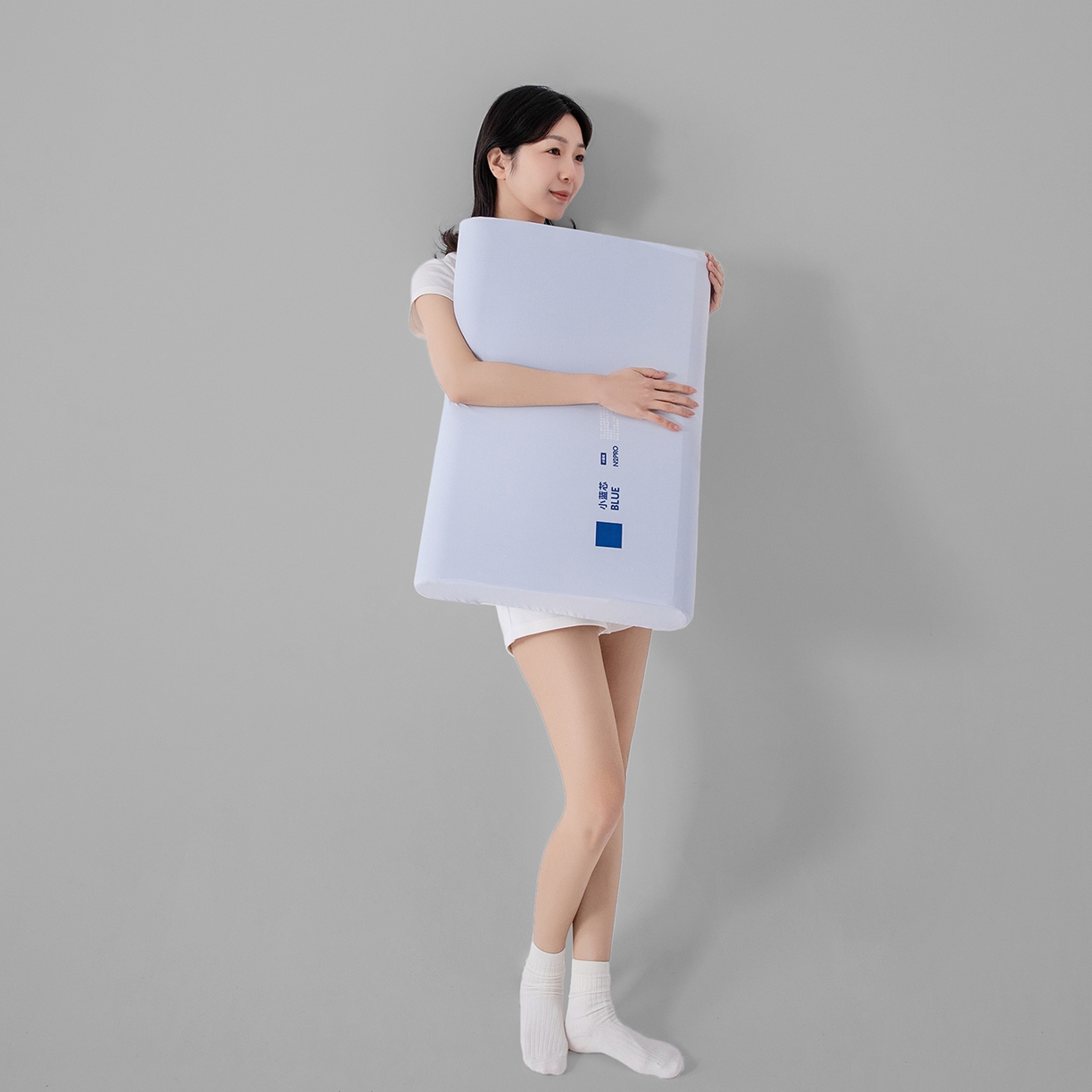 91家纺网 家纺一手货源 找家纺 （总）贵夫人 2026新款小蓝芯记忆护颈枕枕头枕芯 （简易装1.5元，礼盒4元，退货破损扣除）