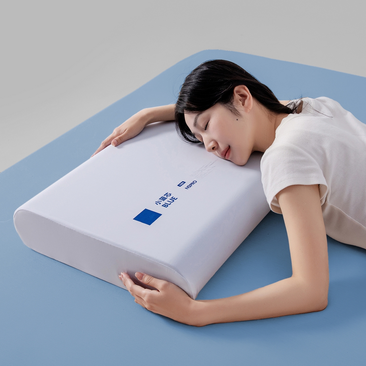 91家纺网 家纺一手货源 找家纺 （总）贵夫人 2026新款小蓝芯记忆护颈枕枕头枕芯 （简易装1.5元，礼盒4元，退货破损扣除）