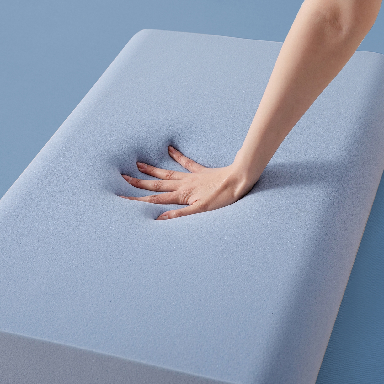 91家纺网 家纺一手货源 找家纺 （总）贵夫人 2026新款小蓝芯记忆护颈枕枕头枕芯 （简易装1.5元，礼盒4元，退货破损扣除）