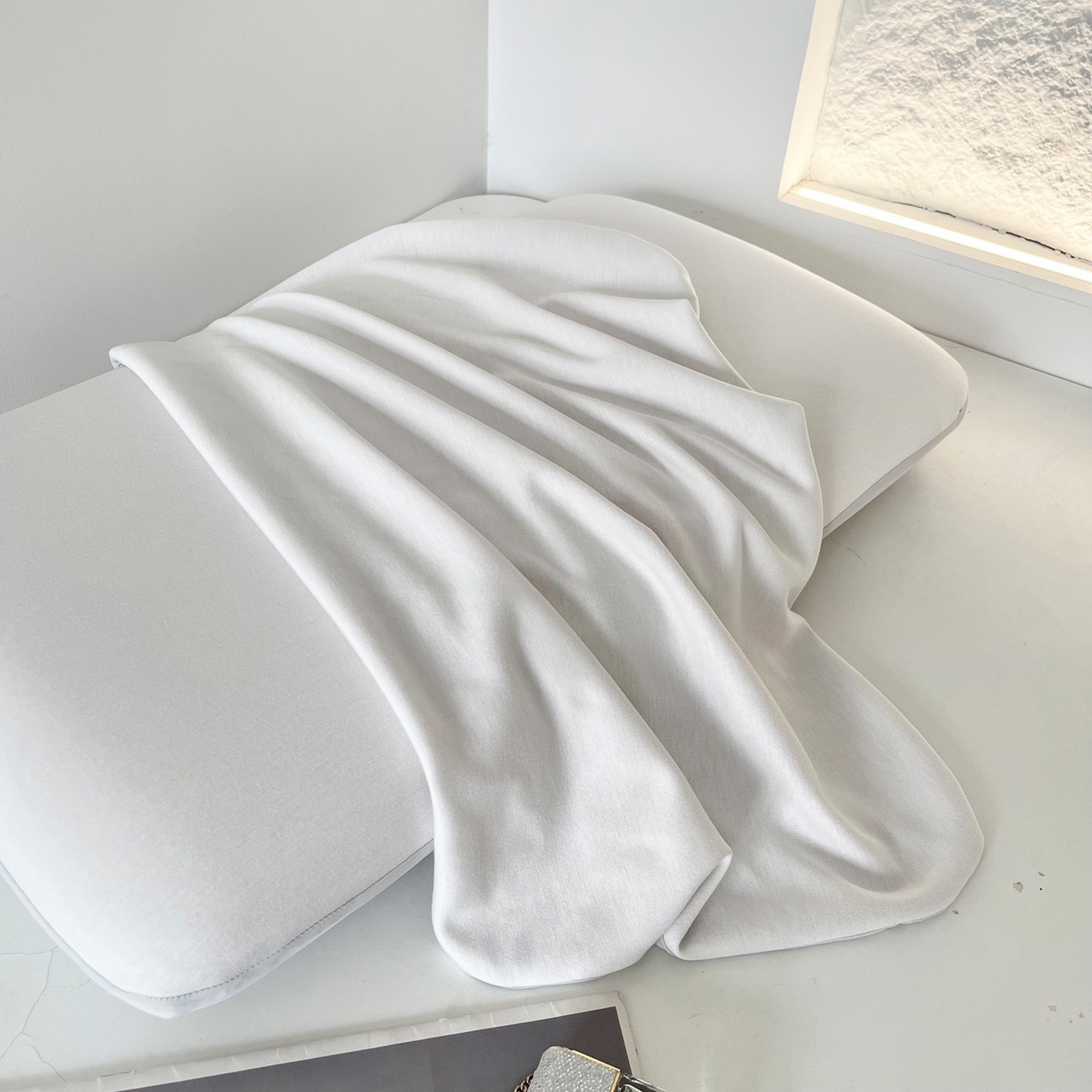 91家纺网 家纺一手货源 找家纺 （总）凯森家纺 深睡控温枕套42x70x8cm枕芯套某朵二代三代同款N2n2小蓝枕枕头套42x60cm记忆枕套一对