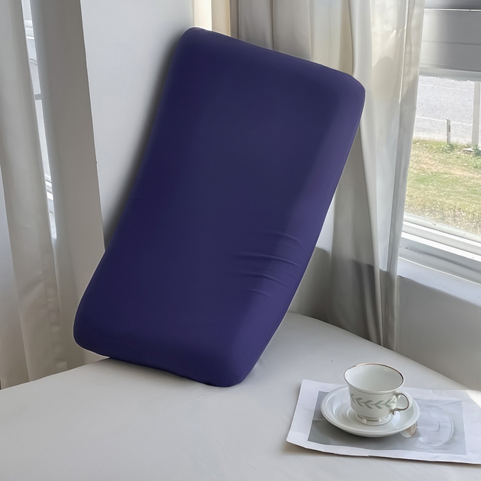 91家纺网 家纺一手货源 找家纺 凯森家纺 深睡控温枕套42x70x8cm枕芯套某朵二代三代同款N2n2小蓝枕枕头套42x60cm记忆枕套一对 款式1-自然凉感-深睡蓝