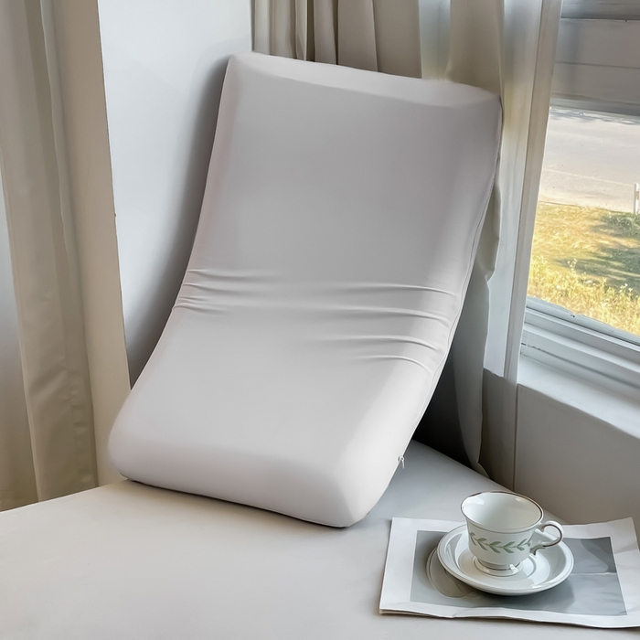 91家纺网 家纺一手货源 找家纺 凯森家纺 深睡控温枕套42x70x8cm枕芯套某朵二代三代同款N2n2小蓝枕枕头套42x60cm记忆枕套一对 款式1-自然凉感-黎明灰