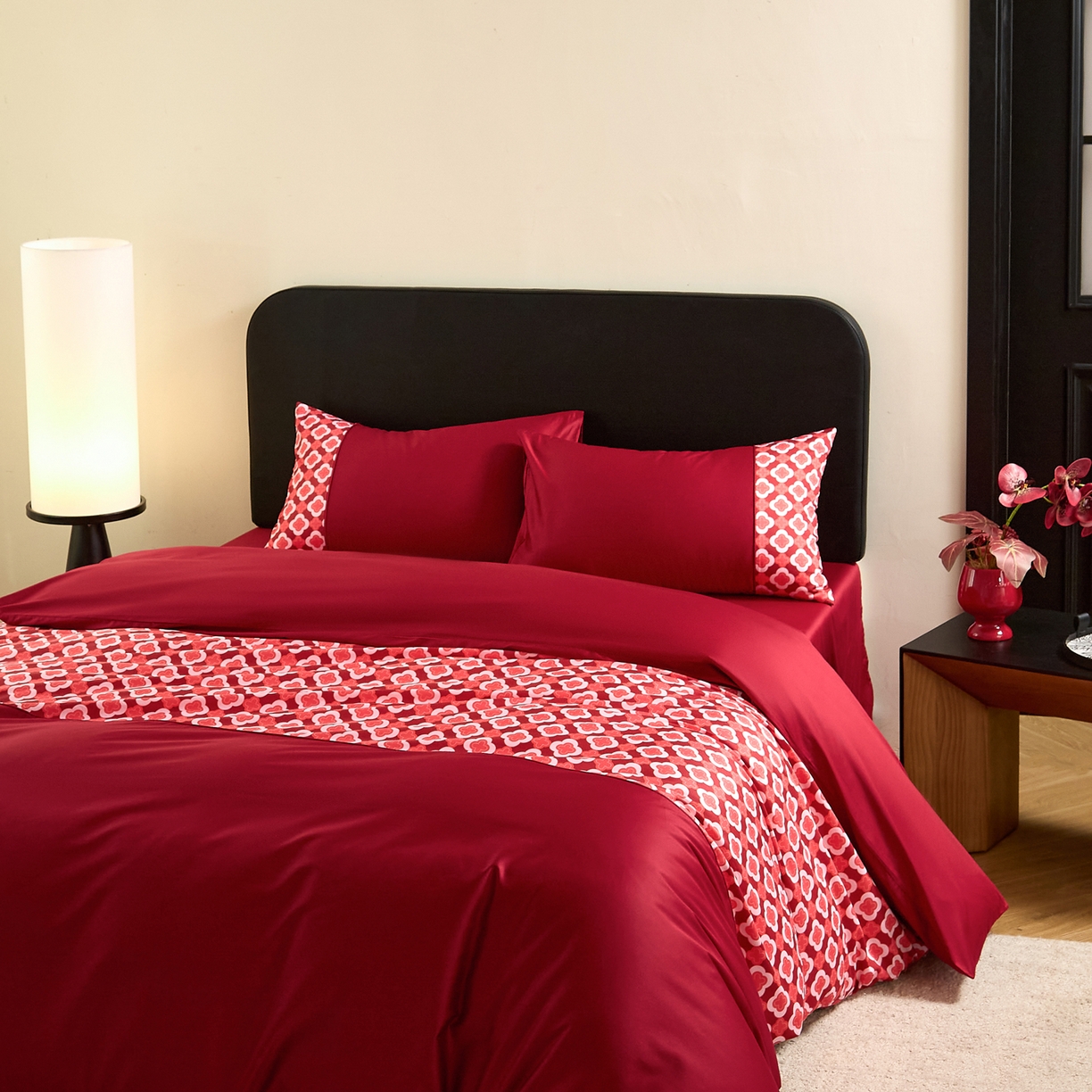 91家纺网 家纺一手货源 找家纺 （总）ONE TWO ONE 121 【控价商品】【提供买家秀】【会员-20】2026新款100s长绒棉全棉刺绣纯棉床上用品结婚四件套