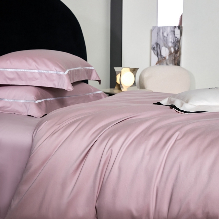 91家纺网 家纺一手货源 找家纺 （总）榻尚家居 2025秋冬新品100支绫罗锻超细旦天丝棉磨毛四件套