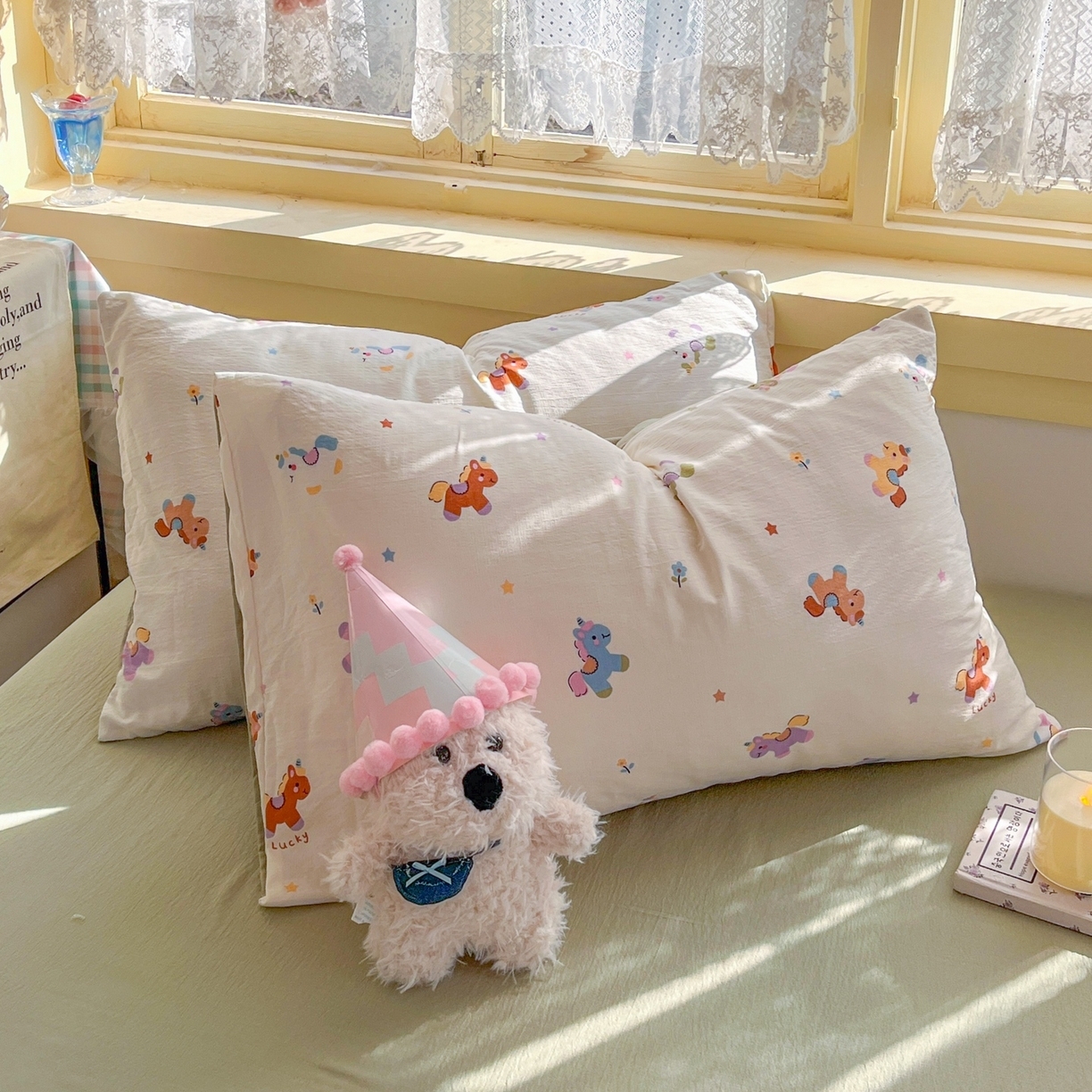 91家纺网 家纺一手货源 找家纺 （总）玉海棠家纺 2025新款双层皱皱纱四件套