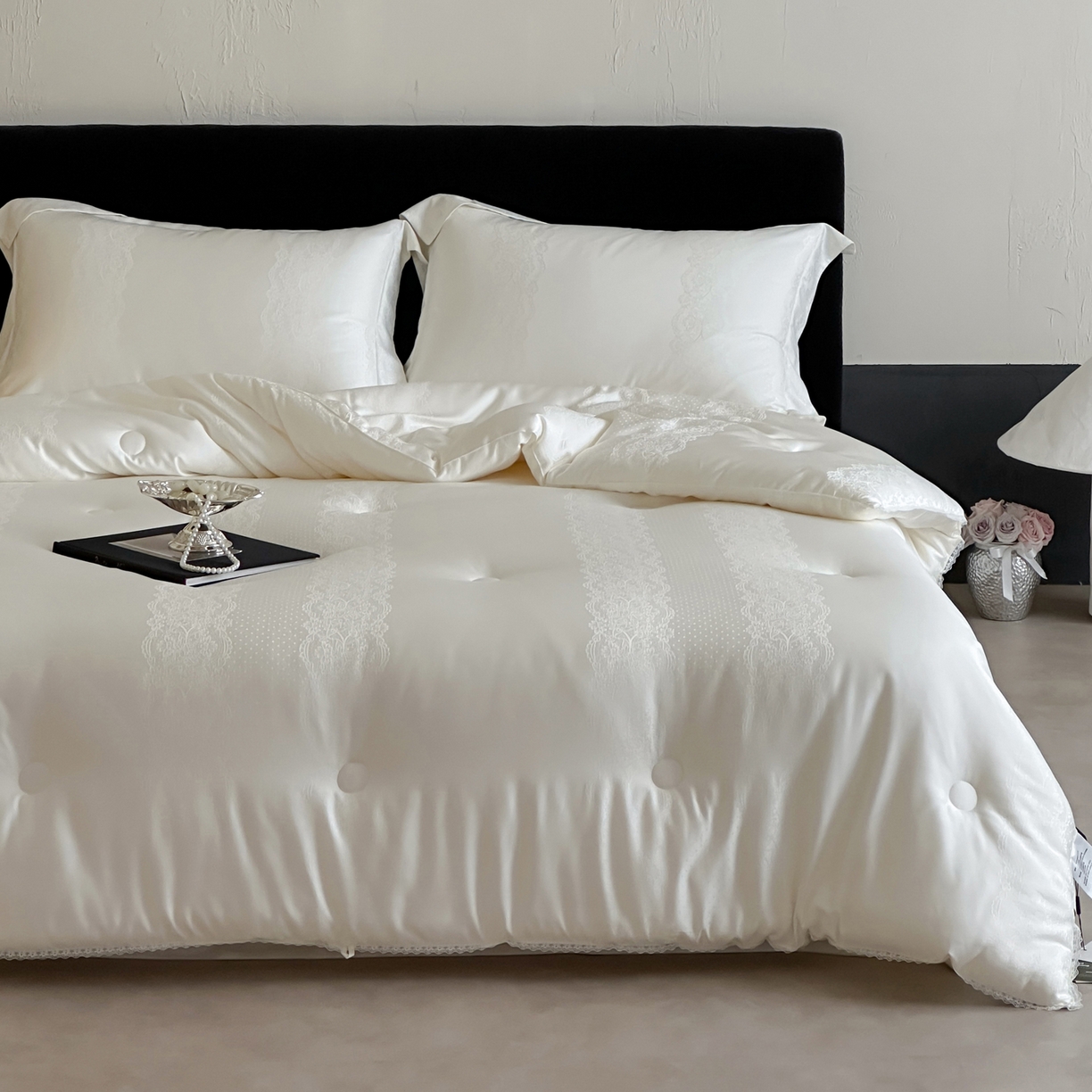 91家纺网 家纺一手货源 找家纺 （总）佳汐蓝家纺 2026新款天丝棉大提花系列80至臻大豆被 被子被芯