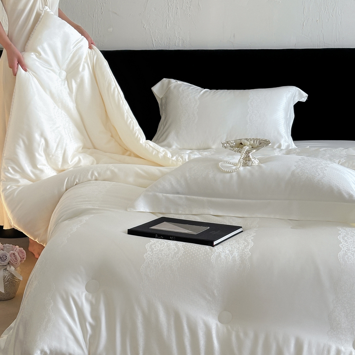 91家纺网 家纺一手货源 找家纺 （总）佳汐蓝家纺 2026新款天丝棉大提花系列80至臻大豆被 被子被芯