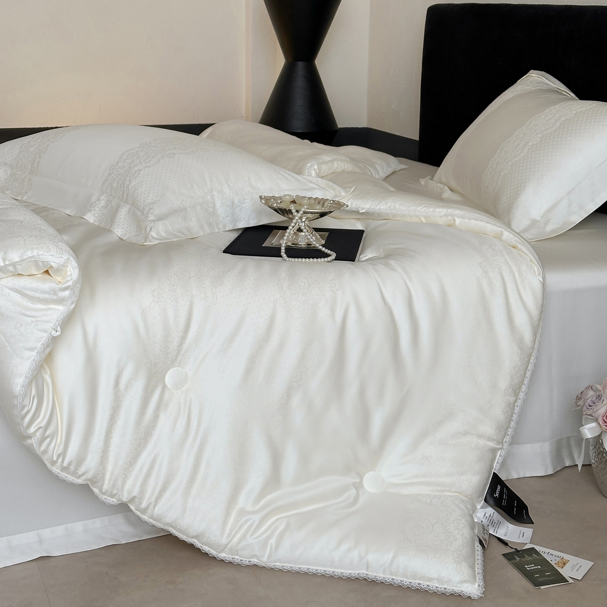 91家纺网 家纺一手货源 找家纺 （总）佳汐蓝家纺 2026新款天丝棉大提花系列80至臻大豆被 被子被芯